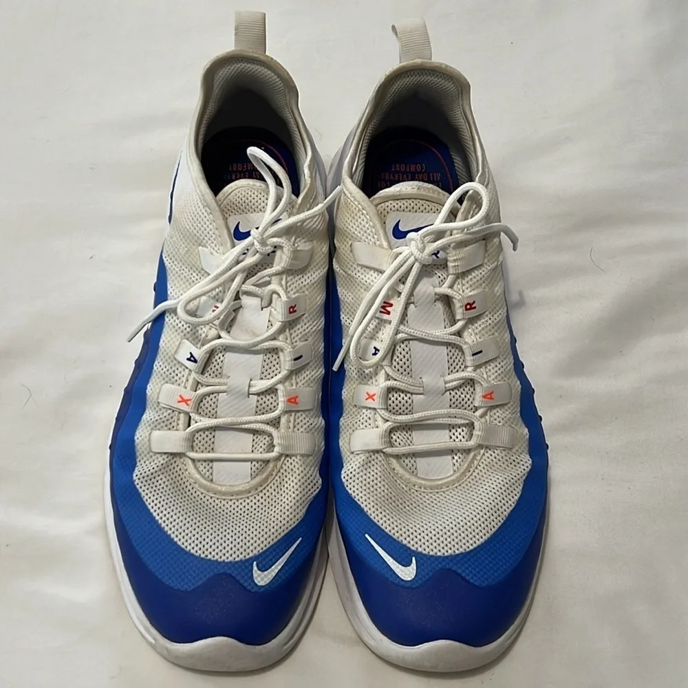 Air Max Axis White Racer Blue Sneakers